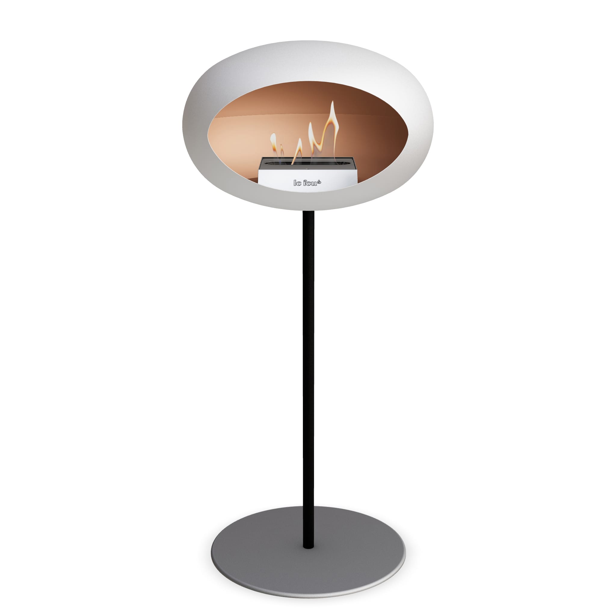 Le Feu Steel High Dome - White