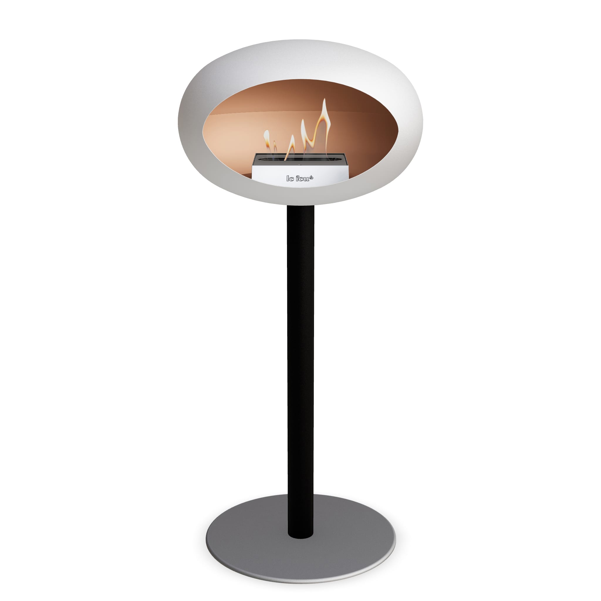 Le Feu Steel High Dome - White