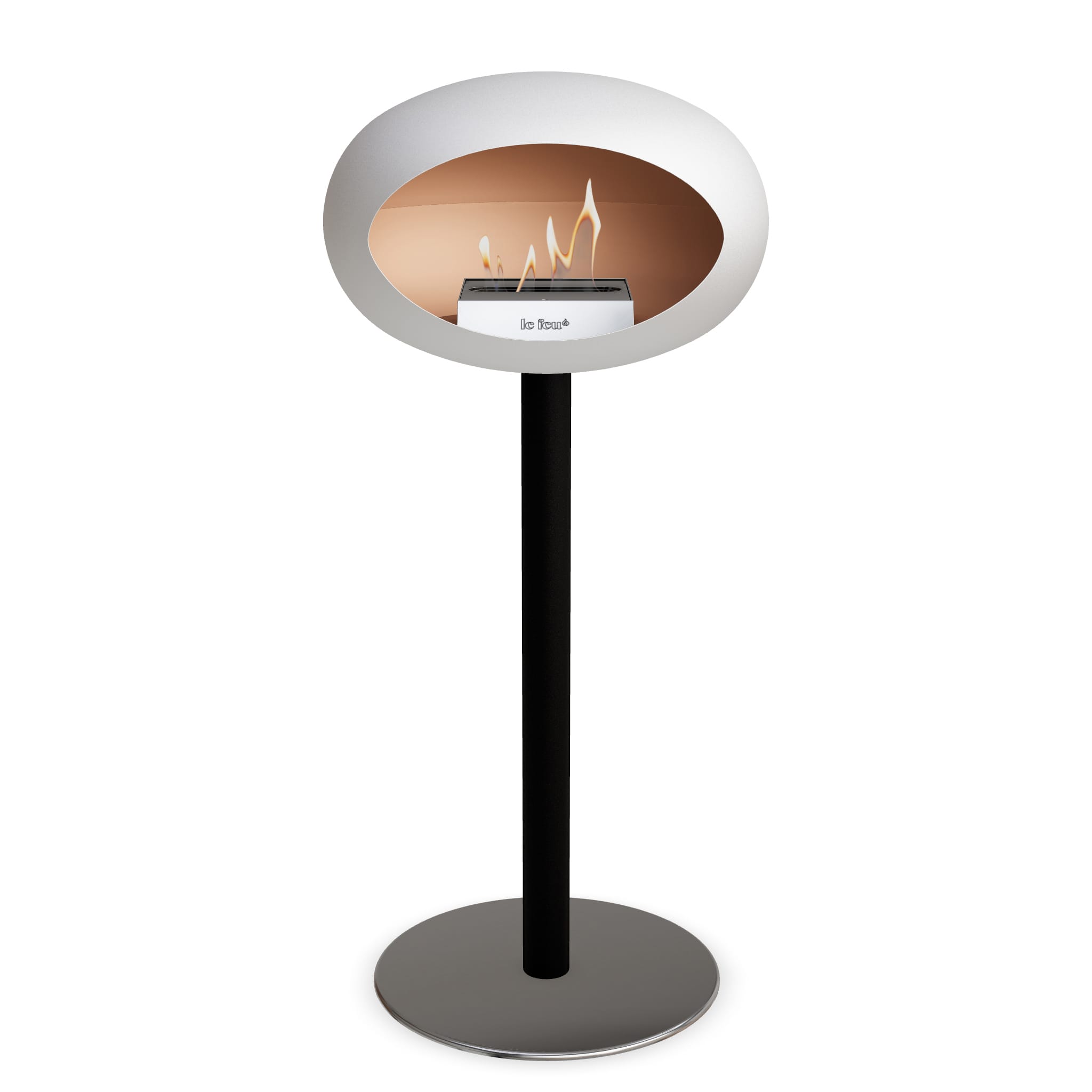 Le Feu Steel High Dome - White