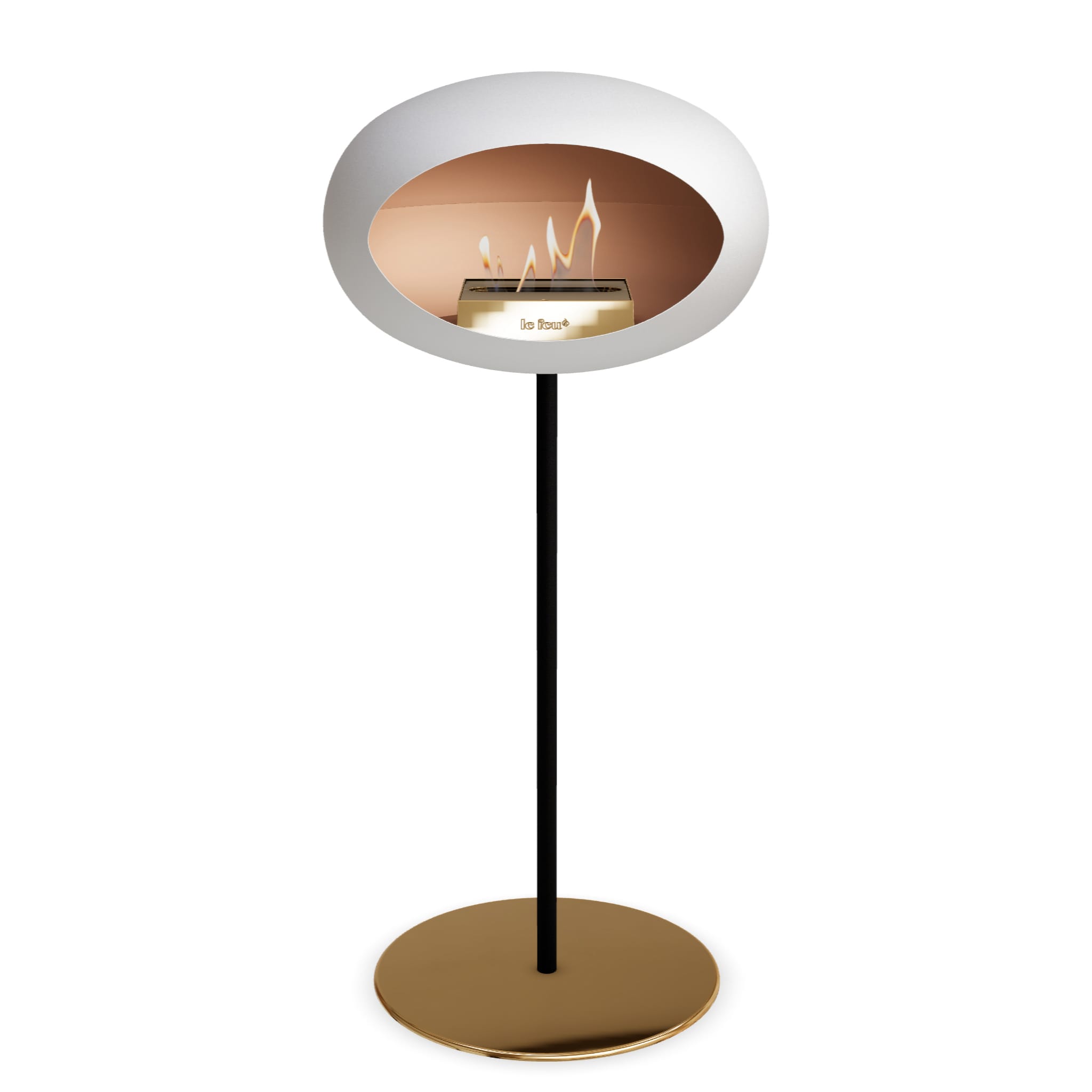 Le Feu Steel High Dome - White