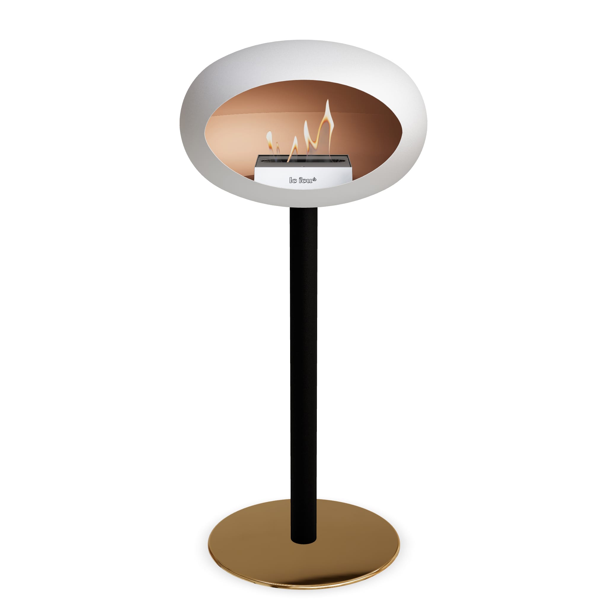 Le Feu Steel High Dome - White