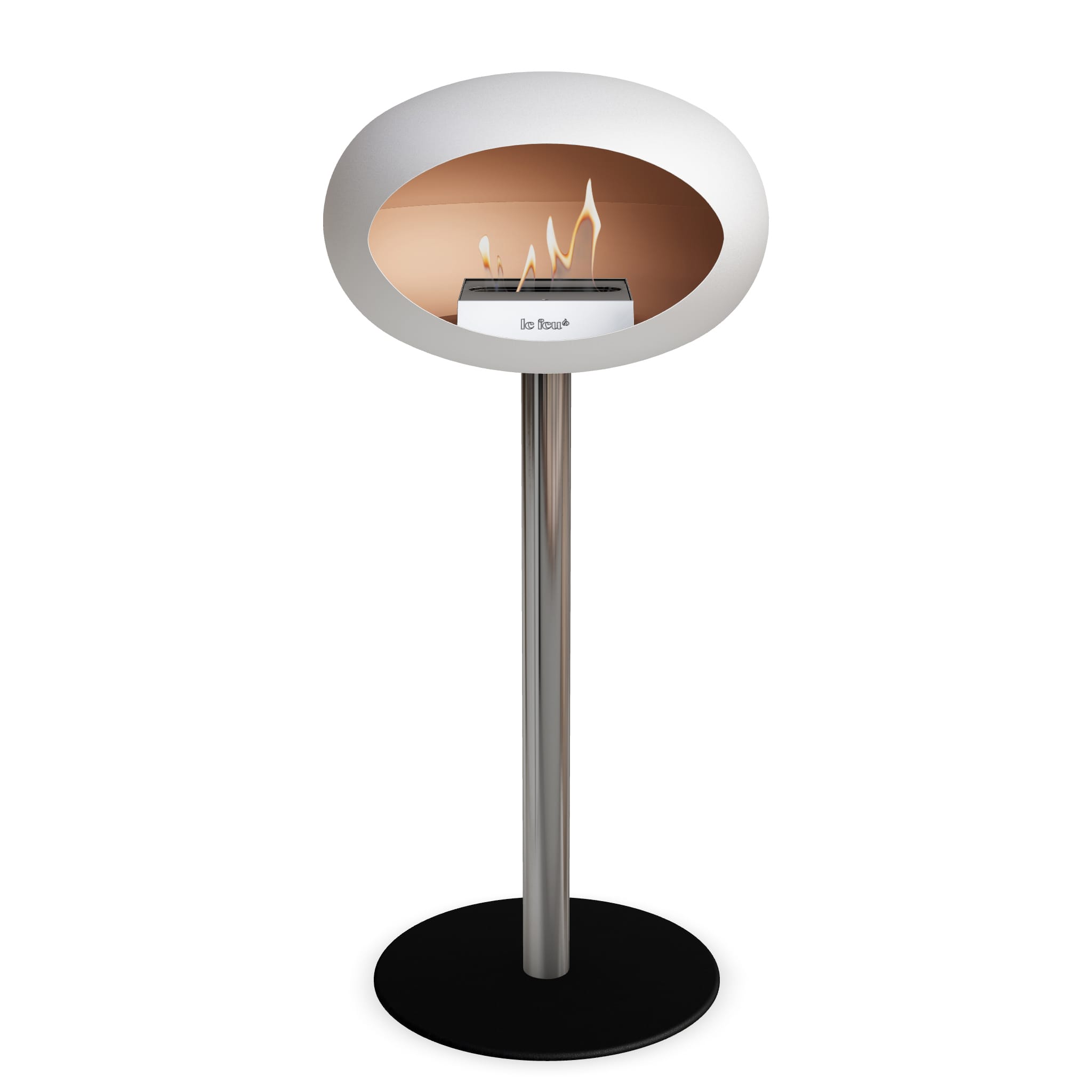 Le Feu Steel High Dome - White