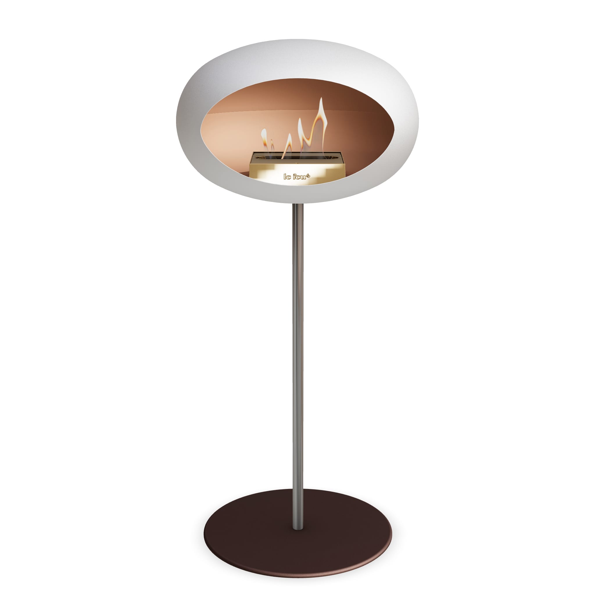 Le Feu Steel High Dome - White