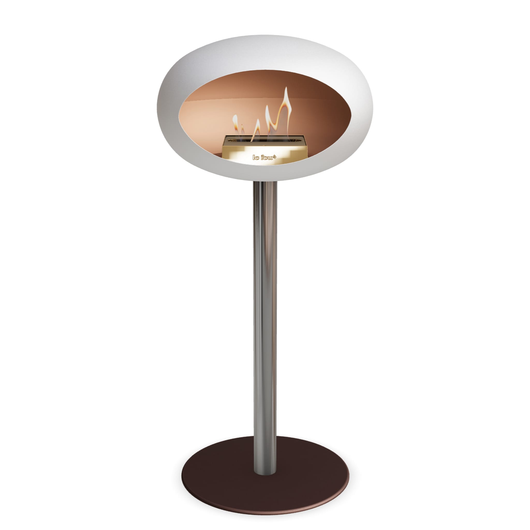 Le Feu Steel High Dome - White