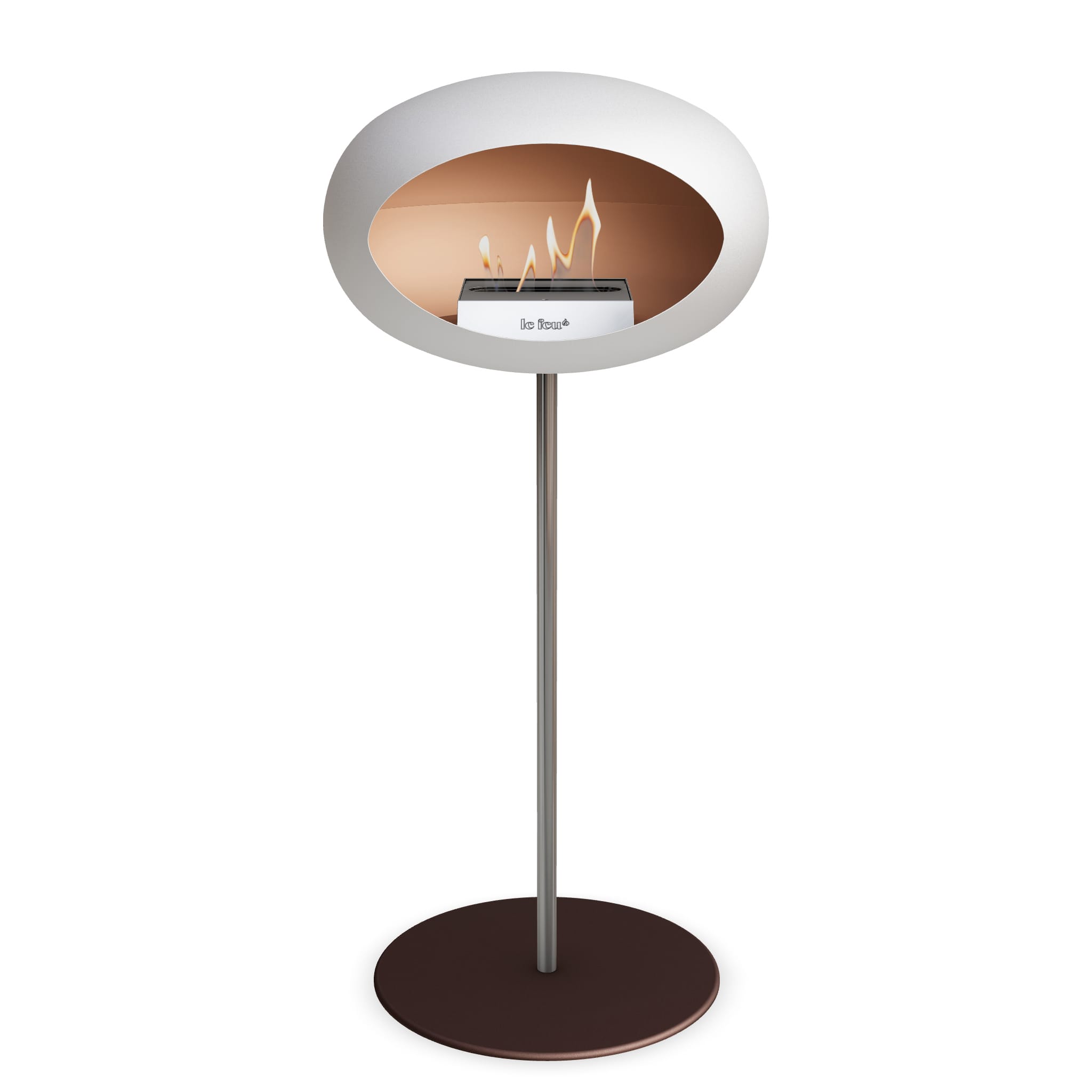 Le Feu Steel High Dome - White