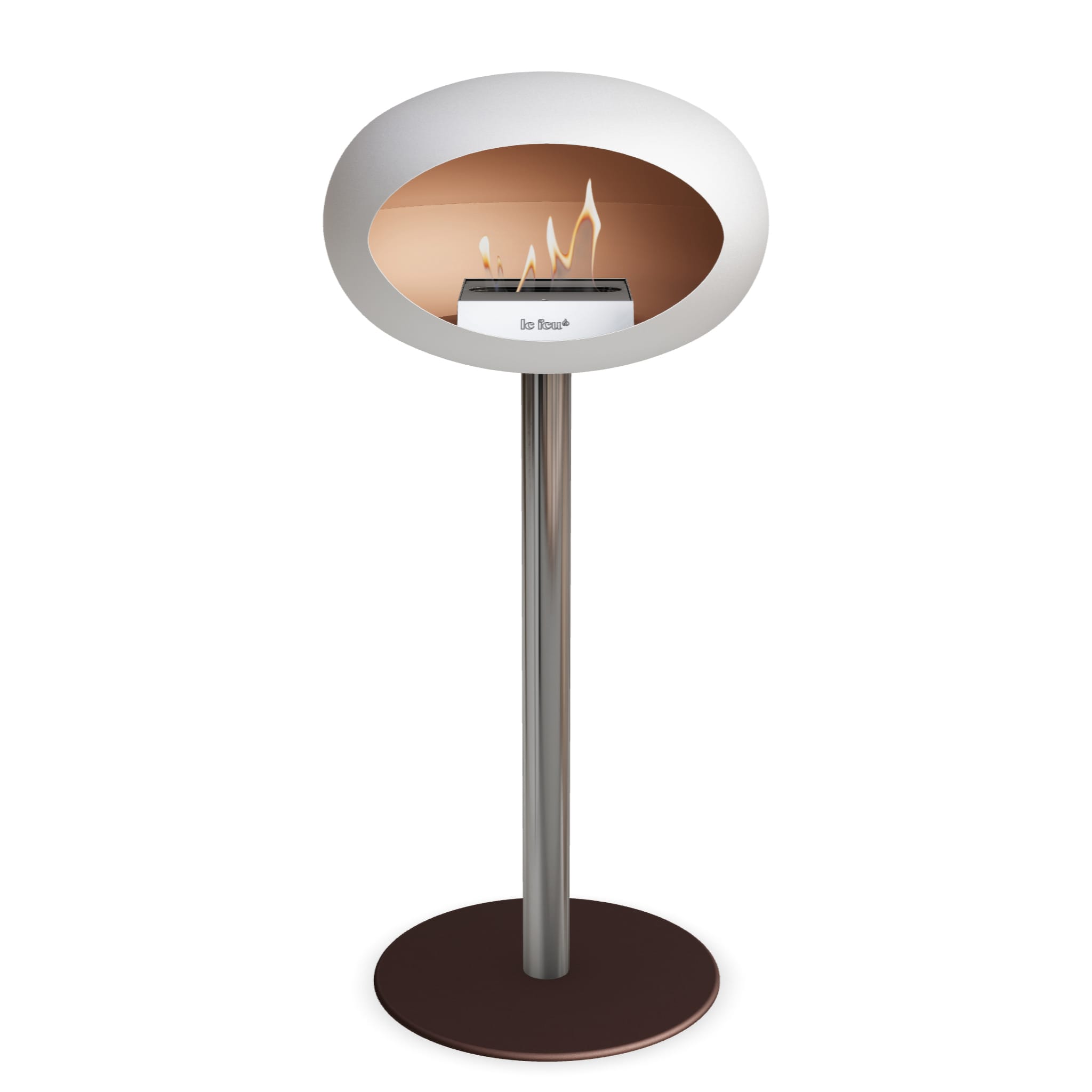 Le Feu Steel High Dome - White