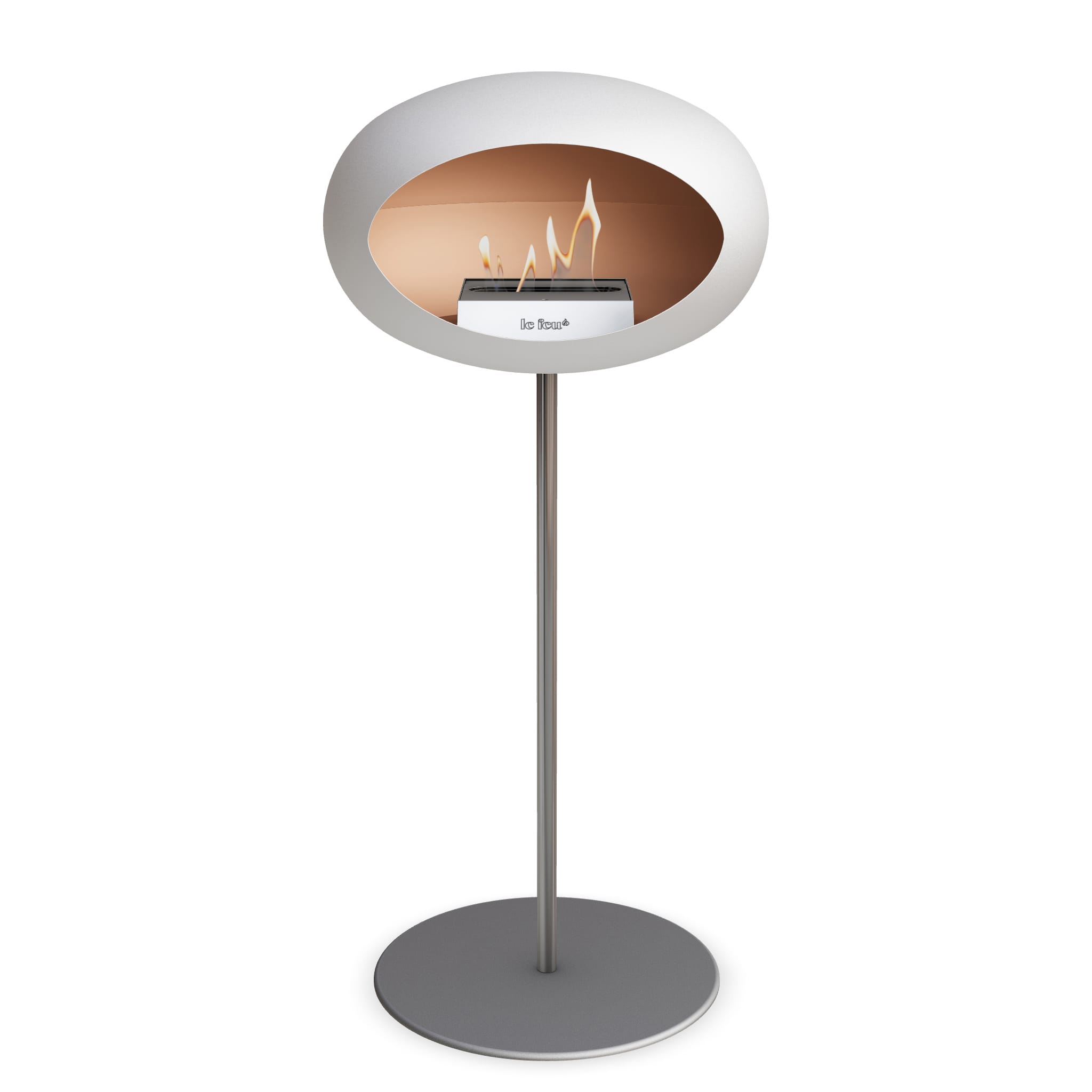Le Feu Steel High Dome - White