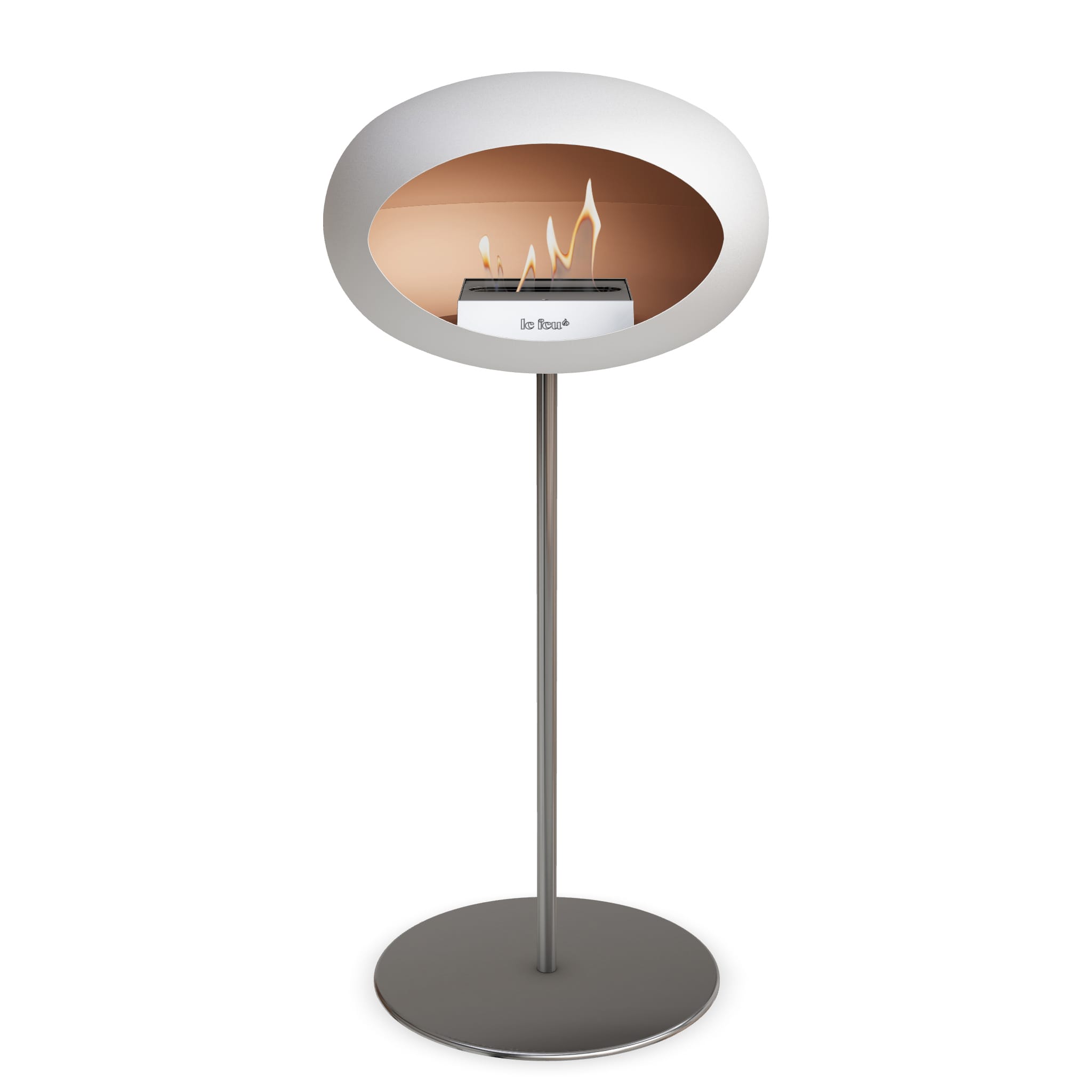 Le Feu Steel High Dome - White