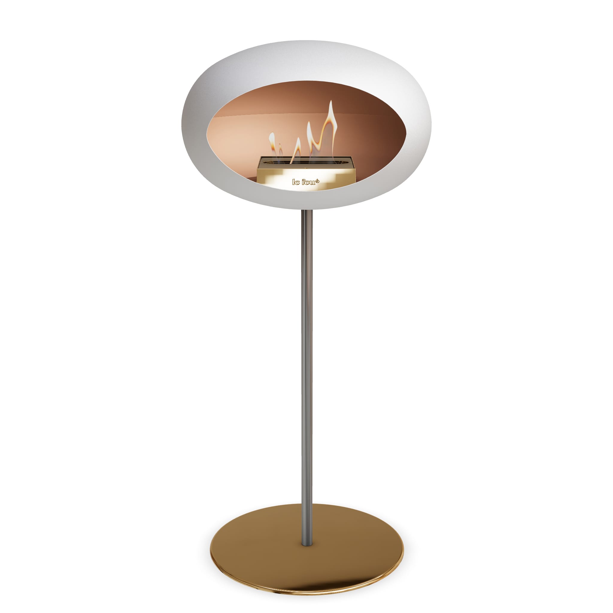 Le Feu Steel High Dome - White