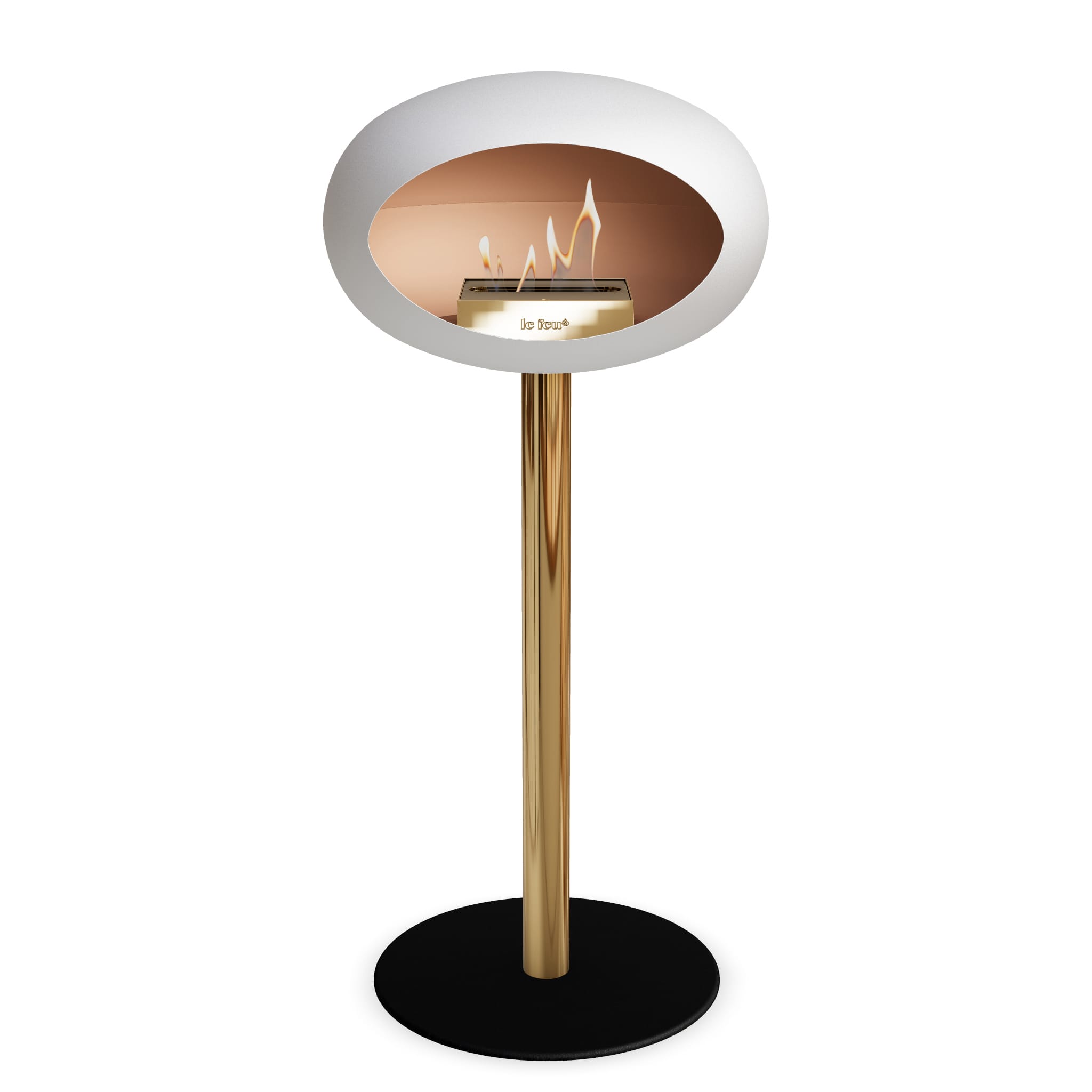 Le Feu Steel High Dome - White