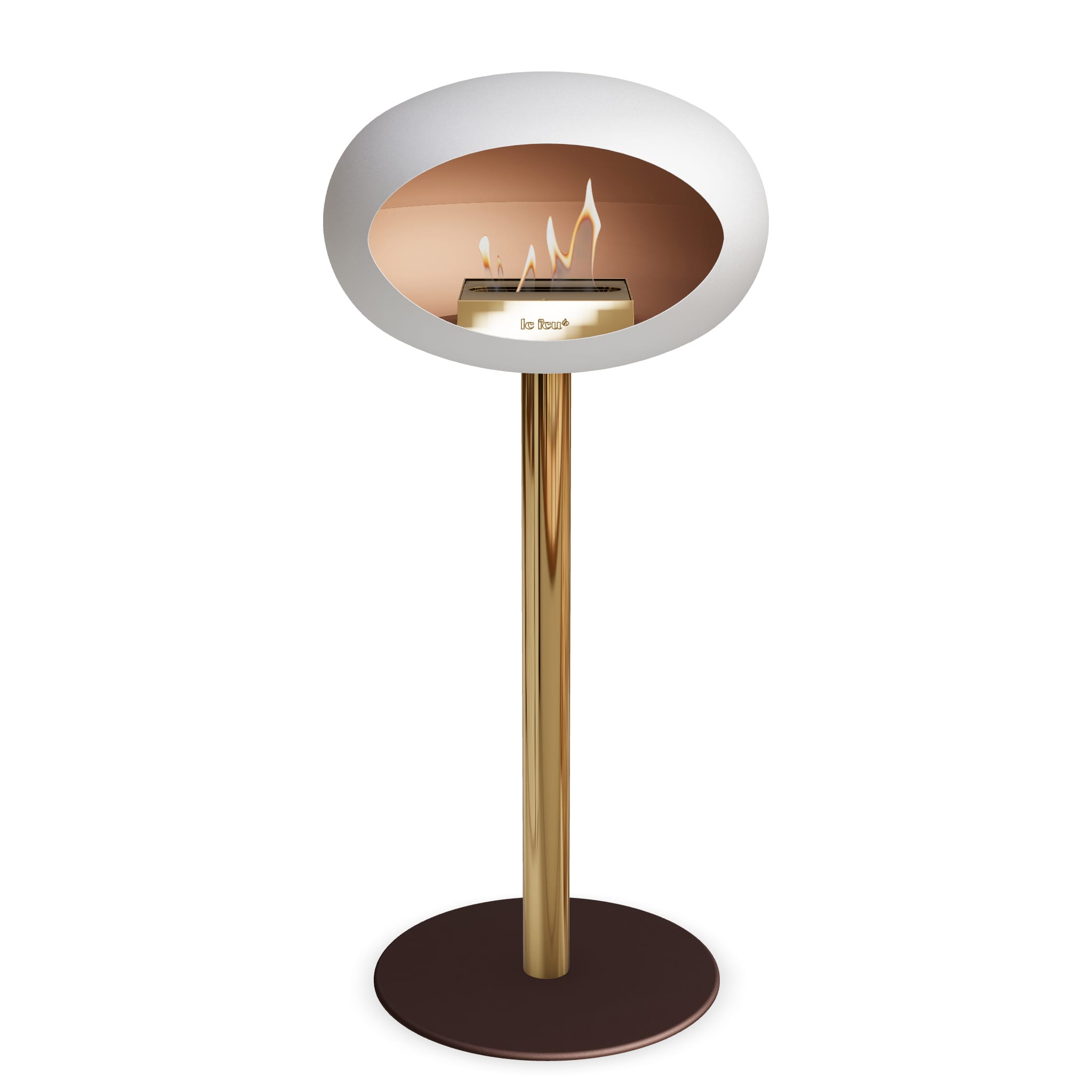 Le Feu Steel High Dome - White
