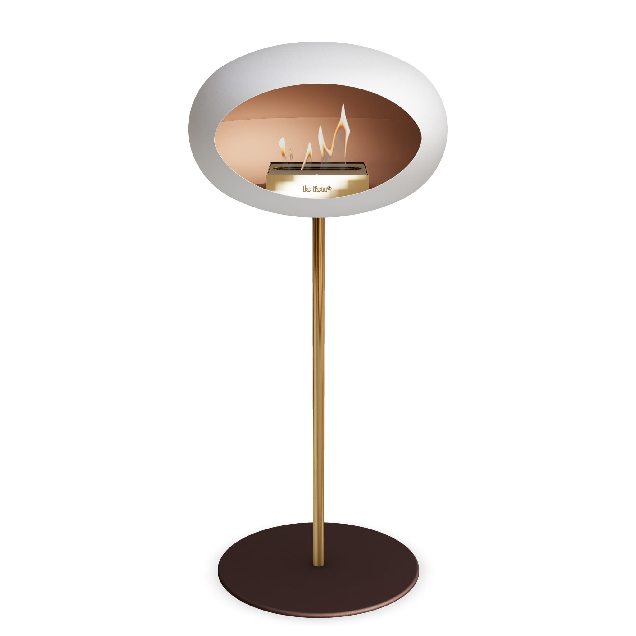 Le Feu Steel High Dome - White