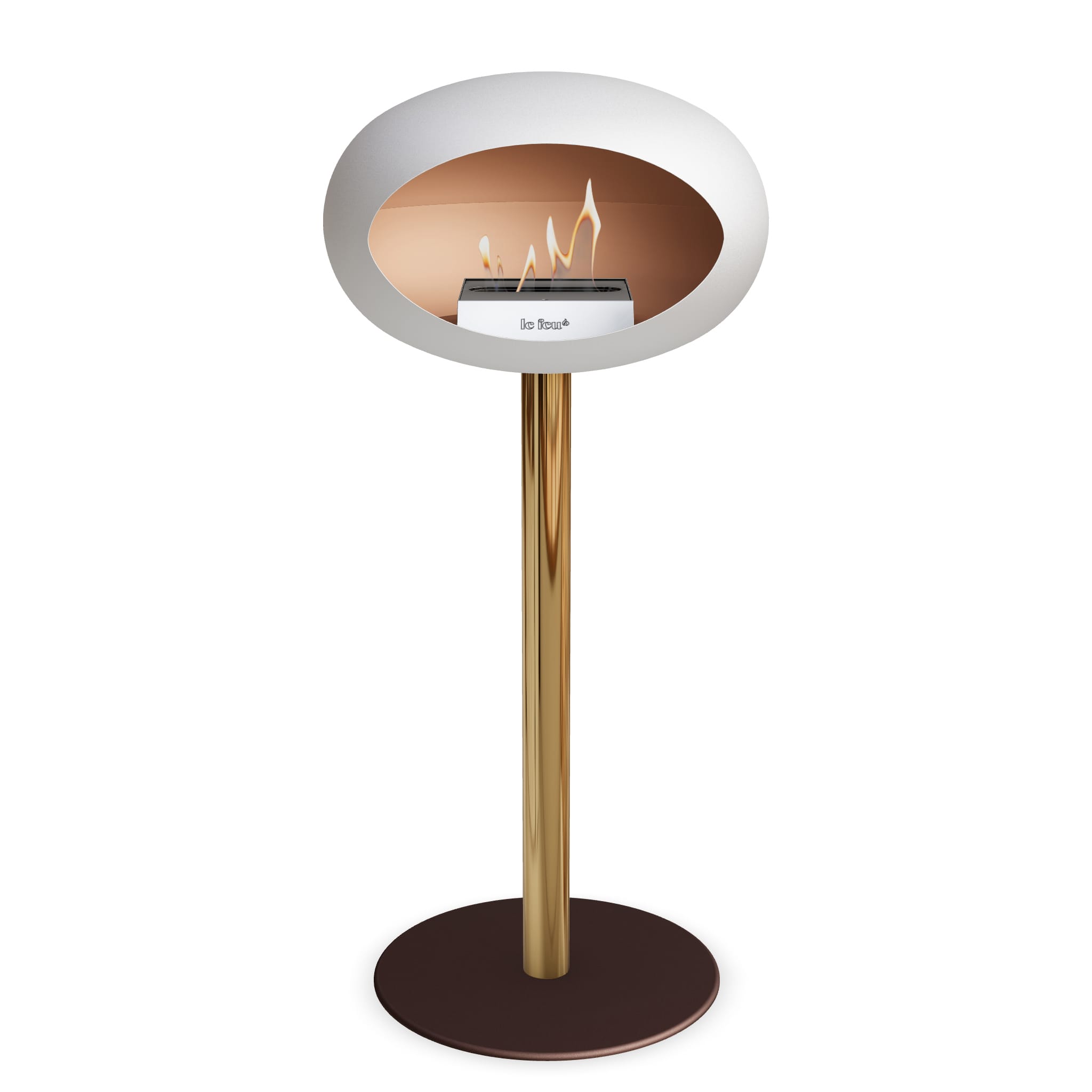 Le Feu Steel High Dome - White