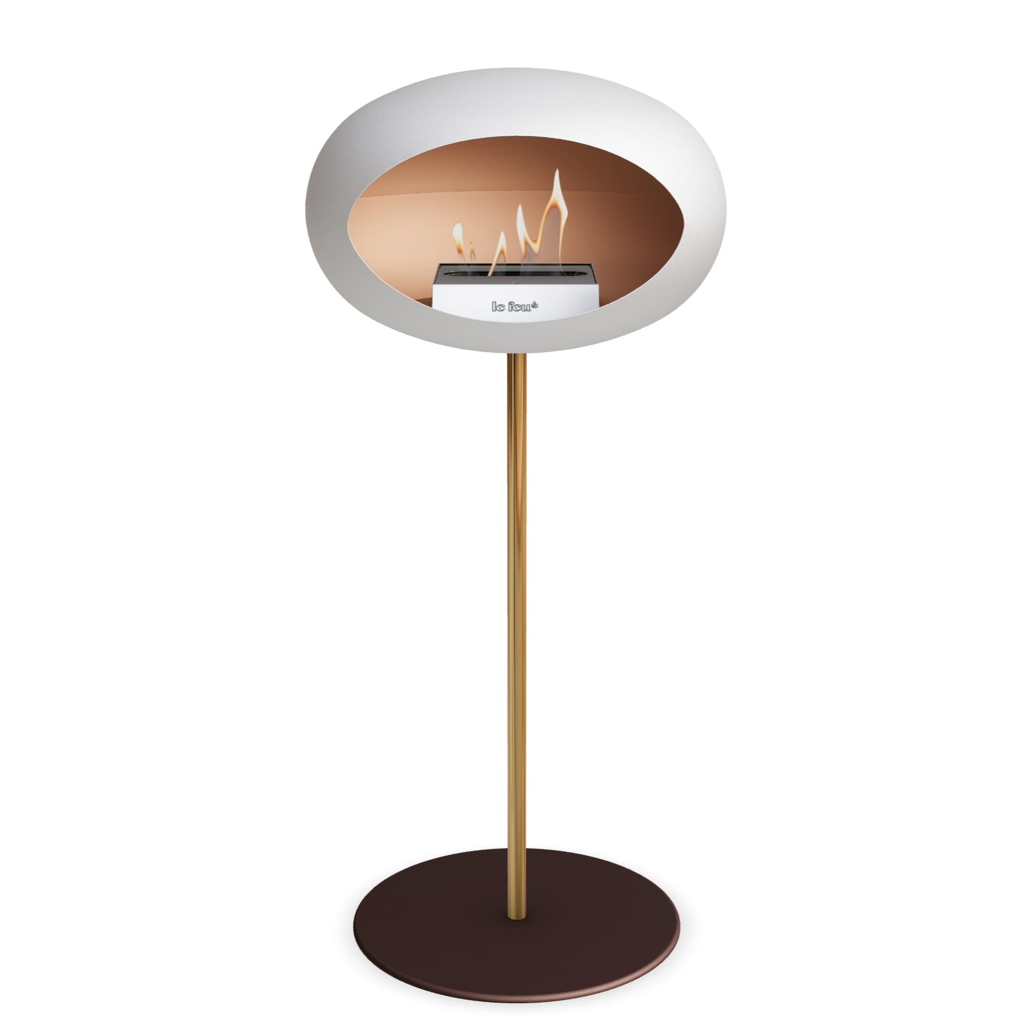 Le Feu Steel High Dome - White