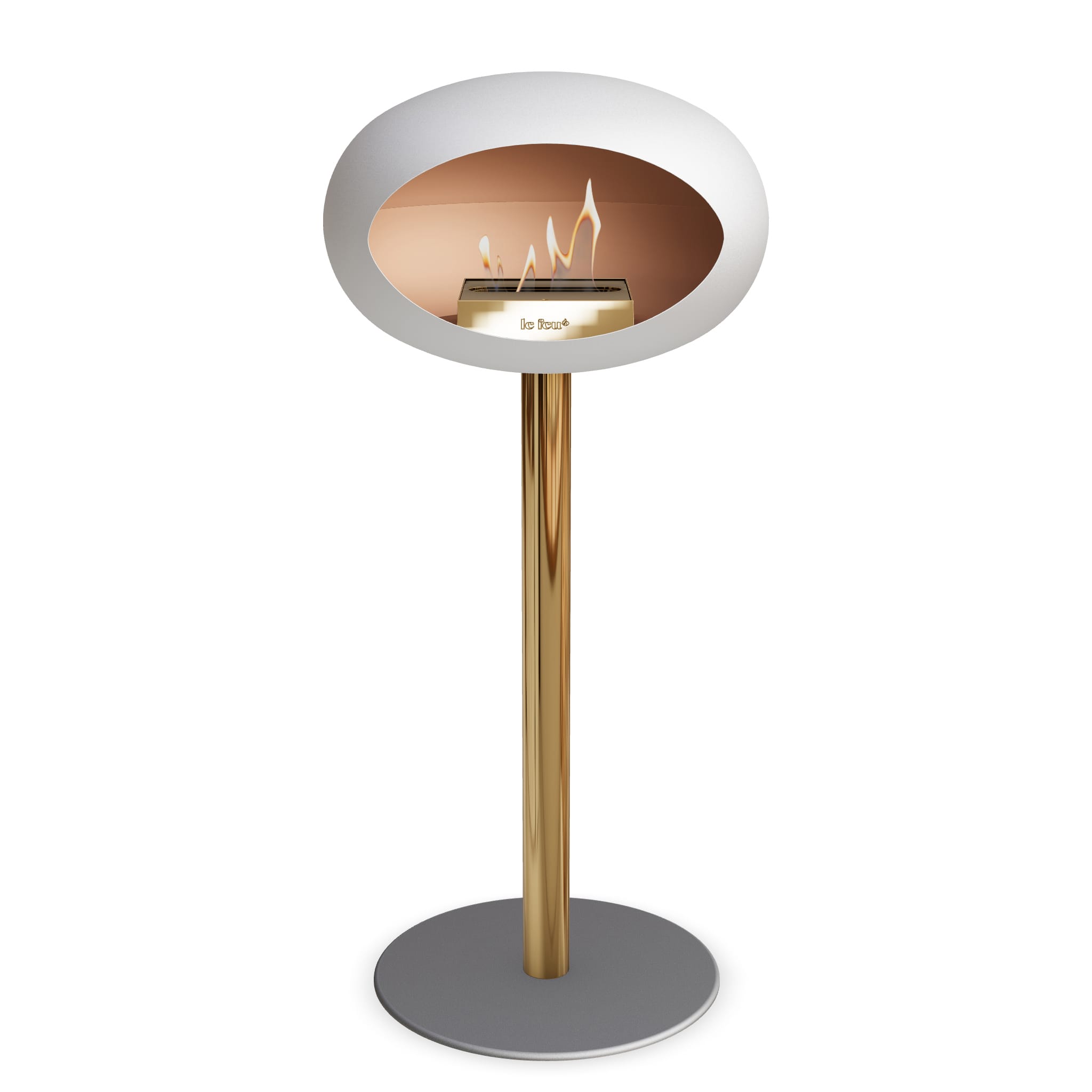 Le Feu Steel High Dome - White