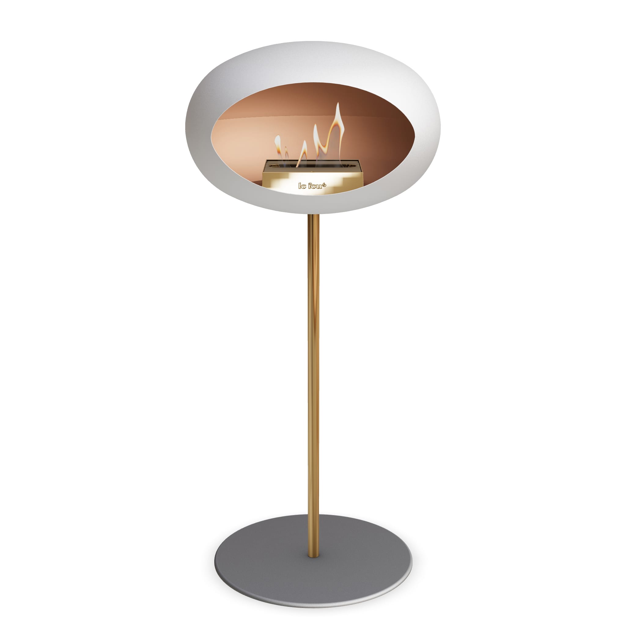 Le Feu Steel High Dome - White