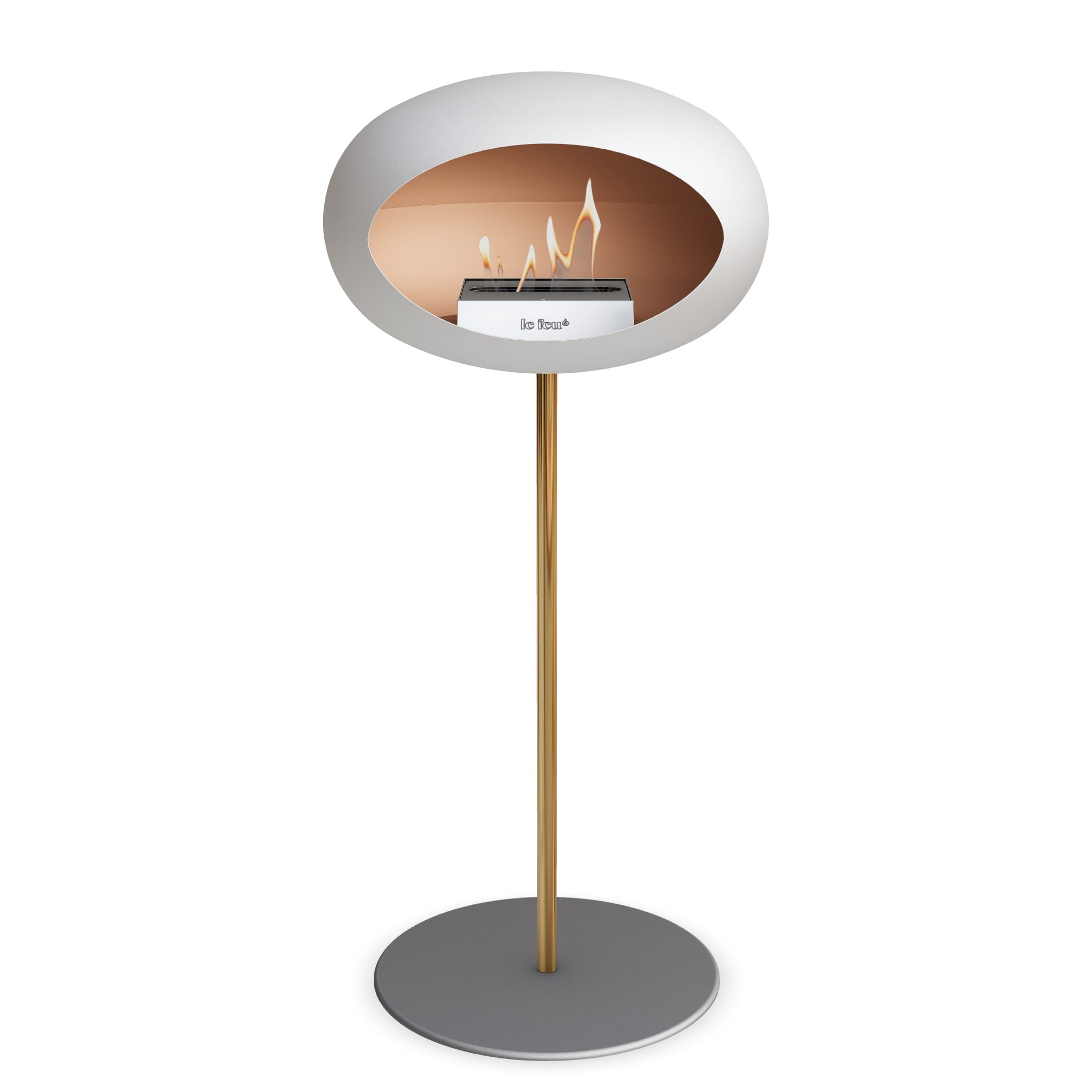 Le Feu Steel High Dome - White