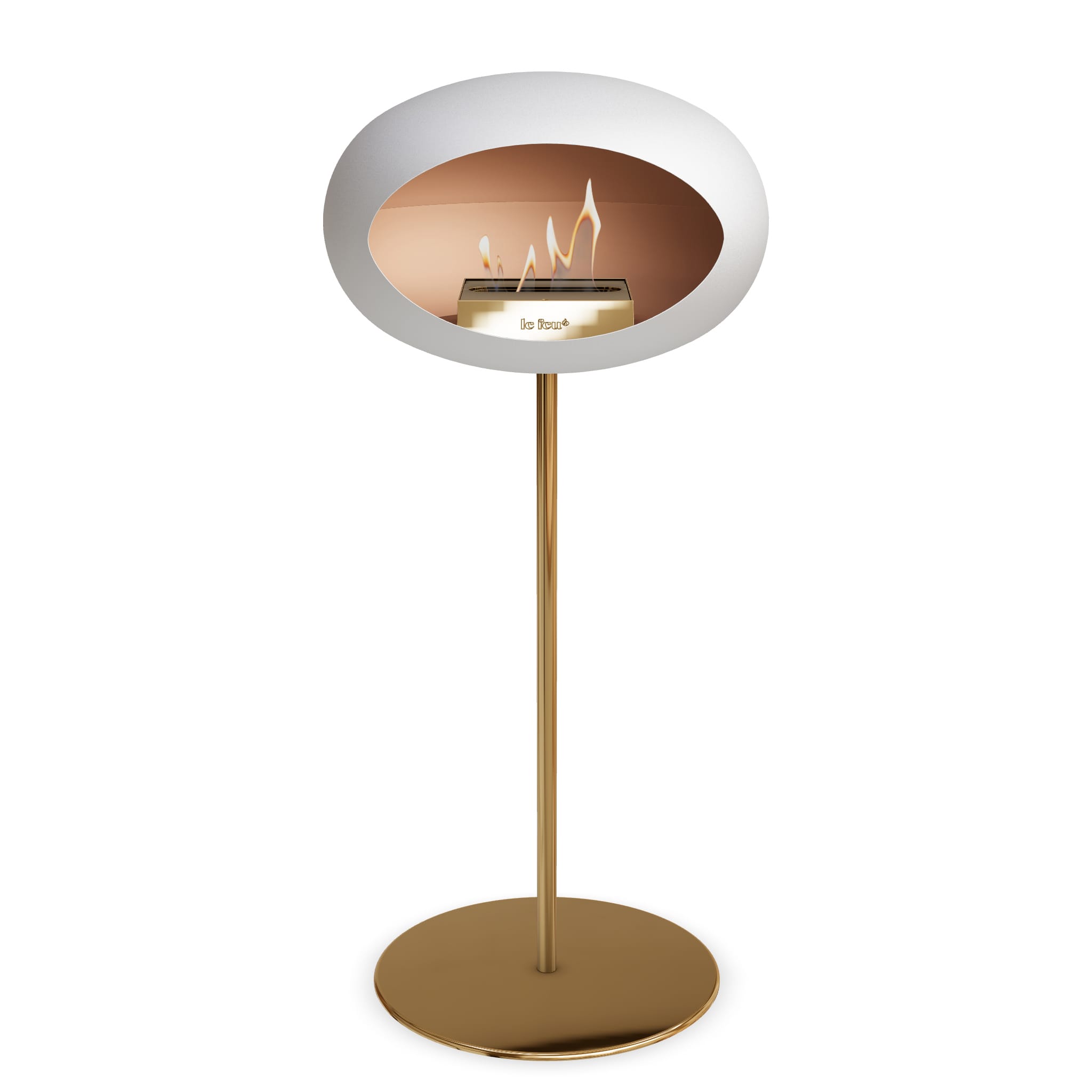 Le Feu Steel High Dome - White