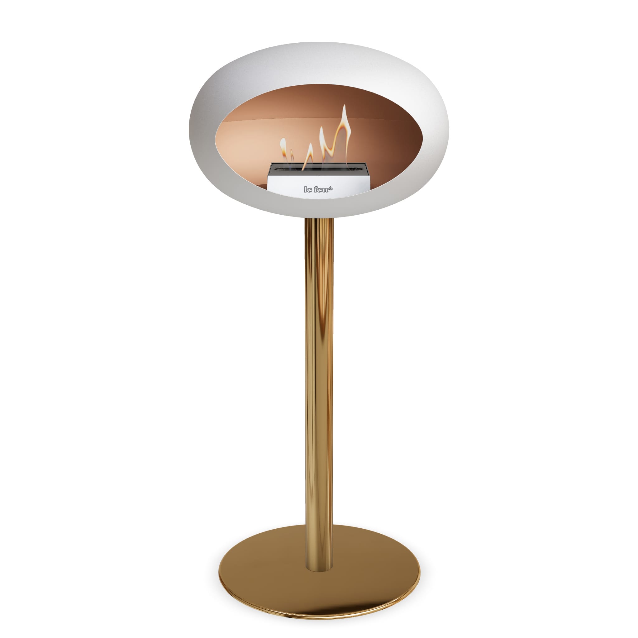 Le Feu Steel High Dome - White