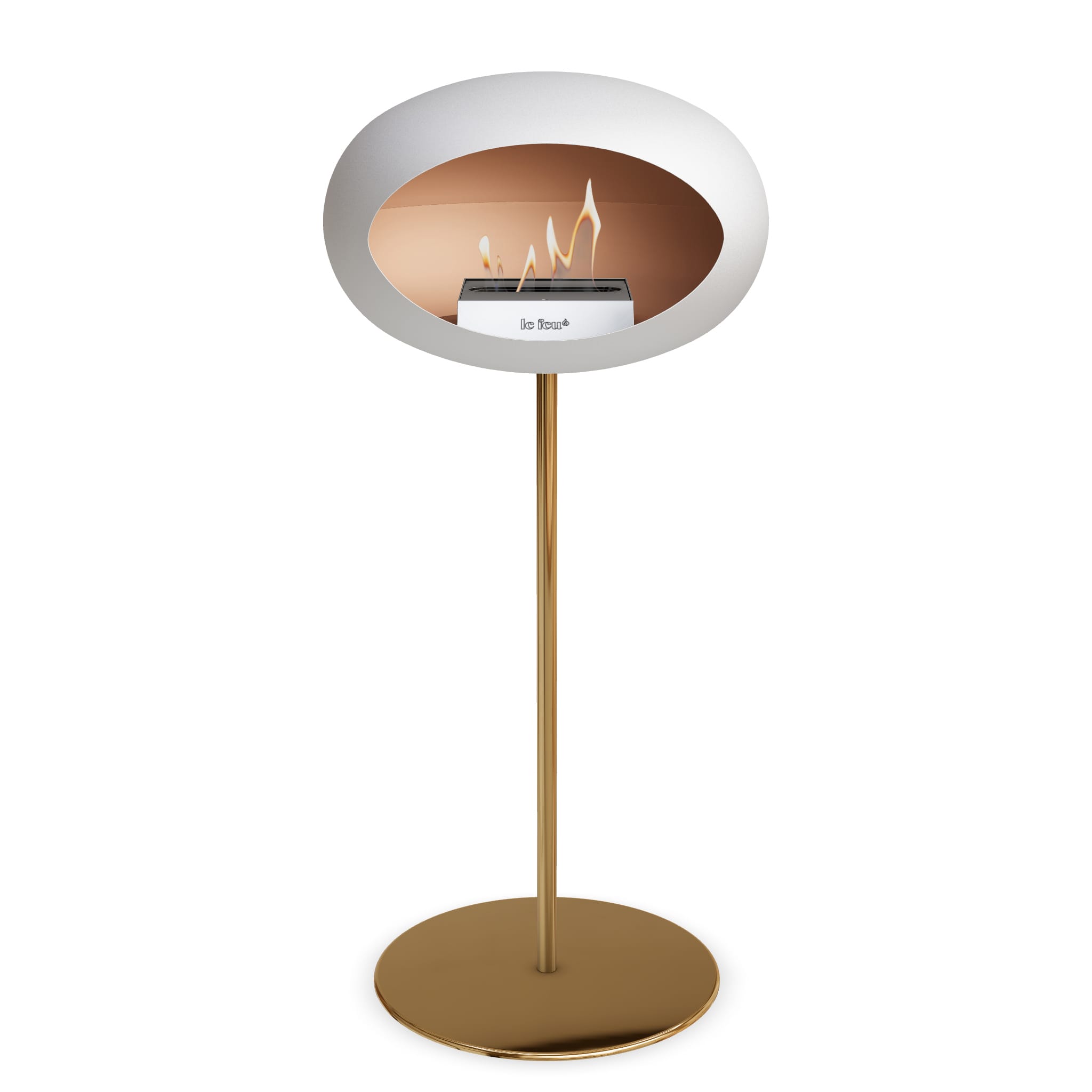 Le Feu Steel High Dome - White