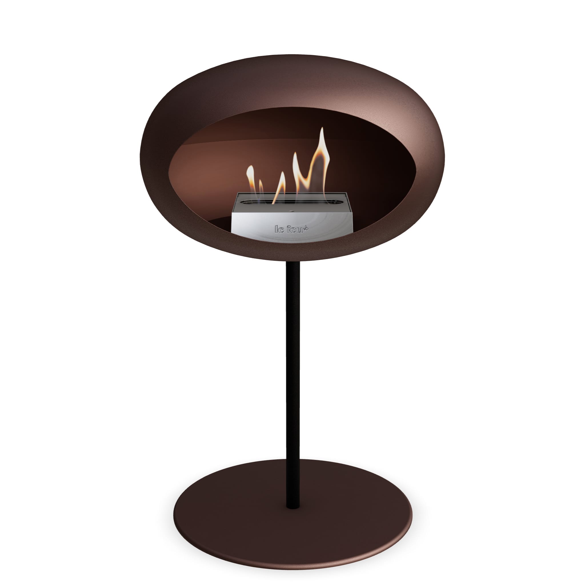 Le Feu Steel Low Dome - Mocca