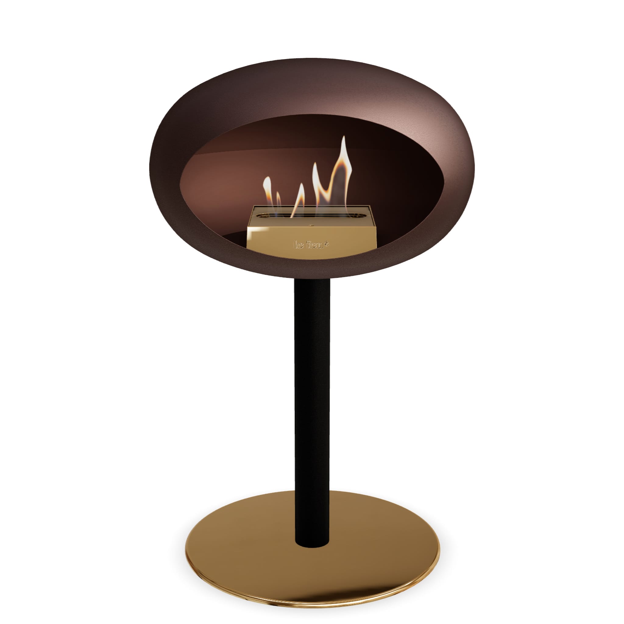 Le Feu Steel Low Dome - Mocca