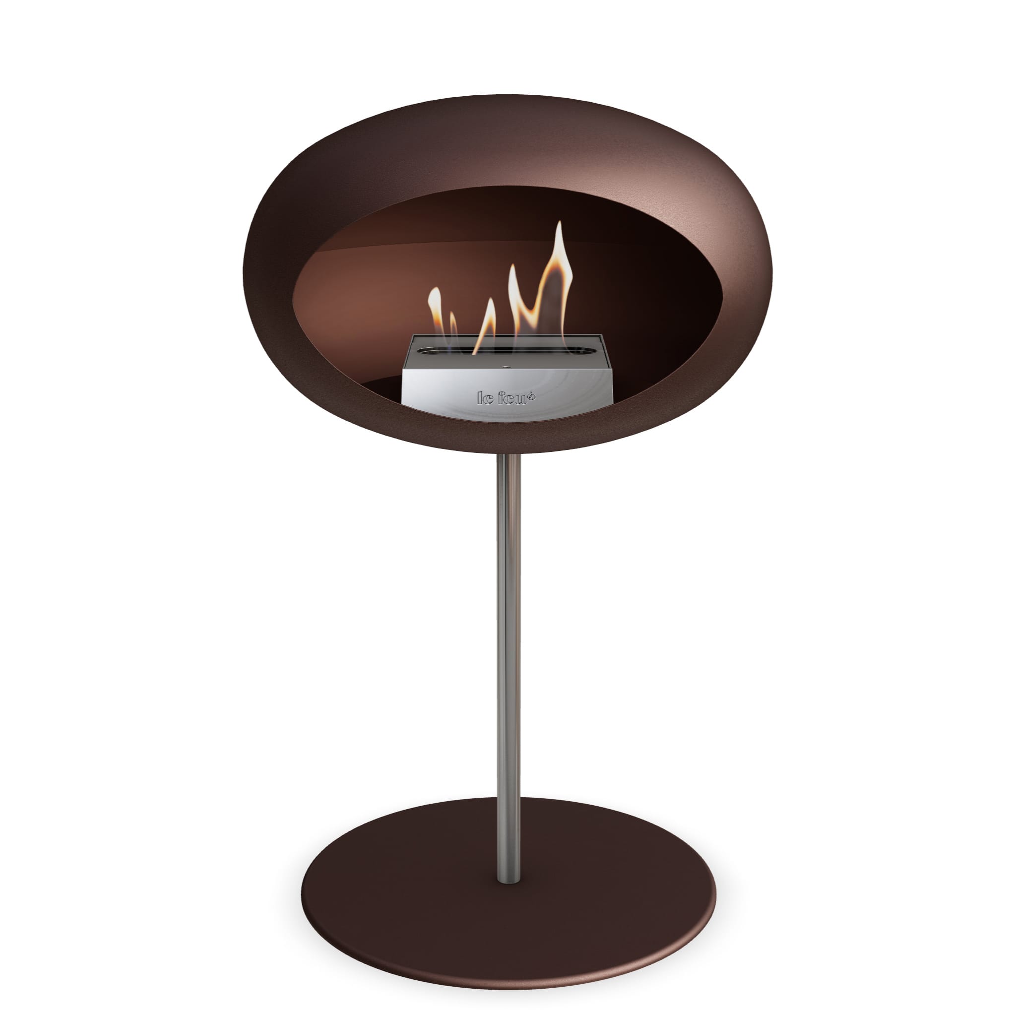 Le Feu Steel Low Dome - Mocca