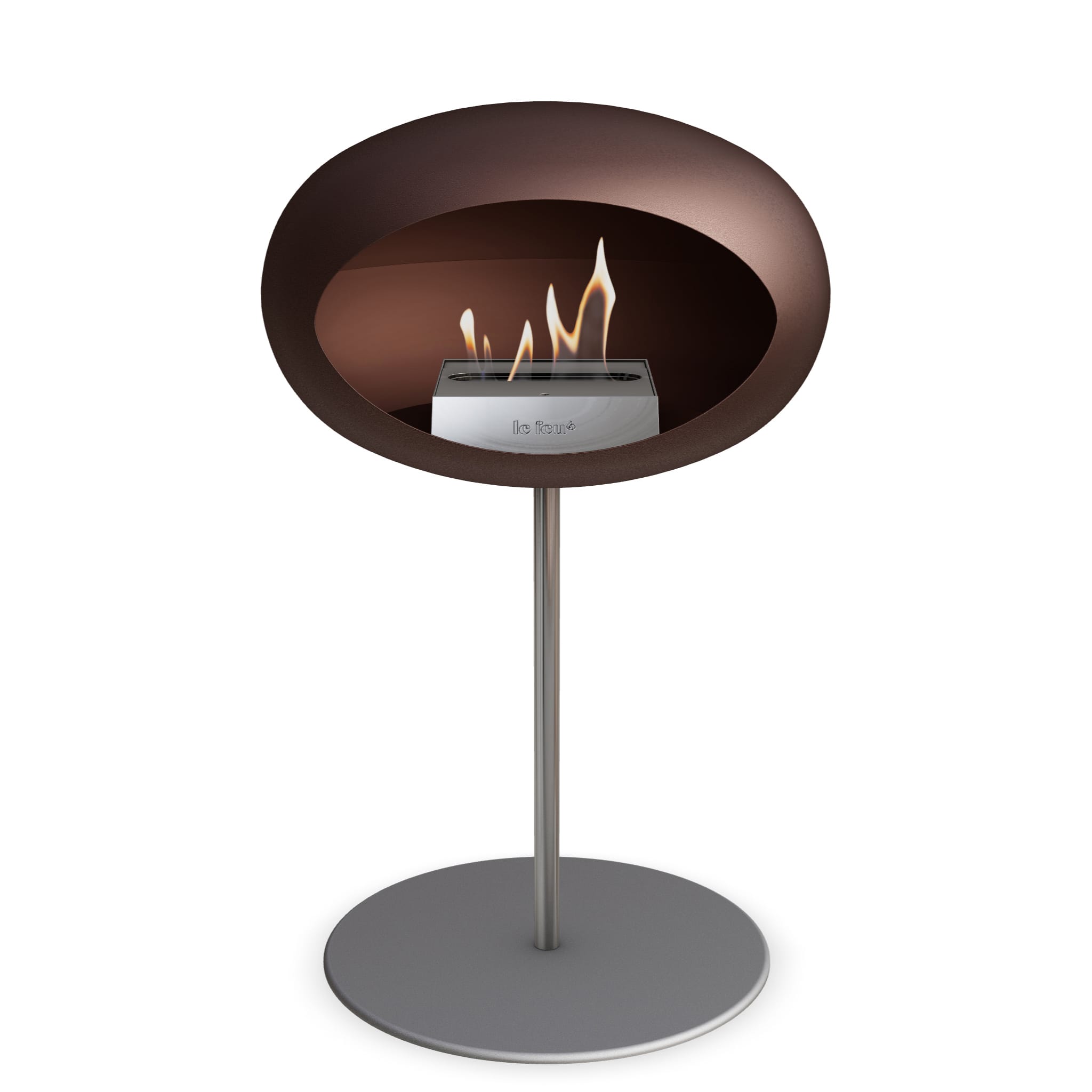 Le Feu Steel Low Dome - Mocca