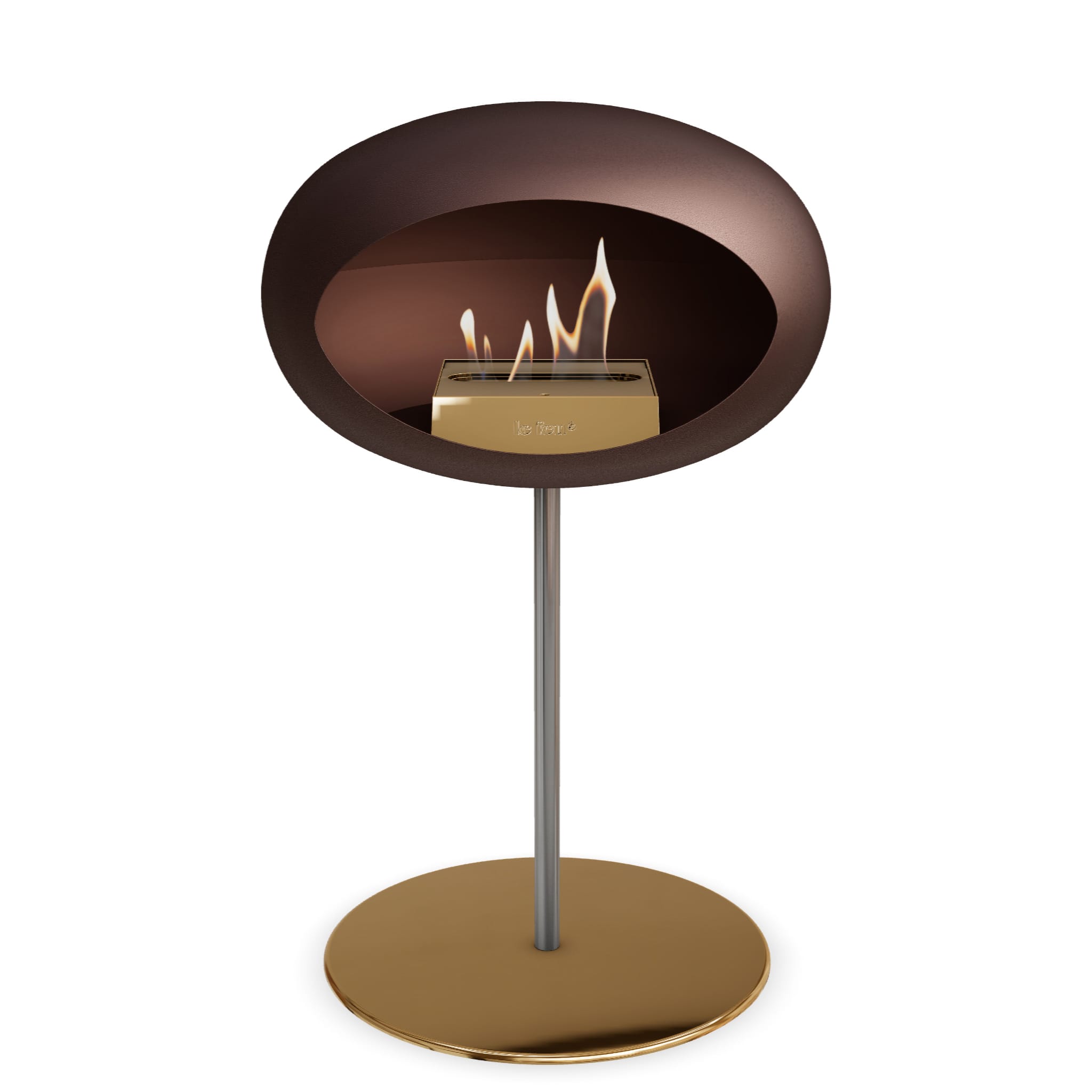 Le Feu Steel Low Dome - Mocca