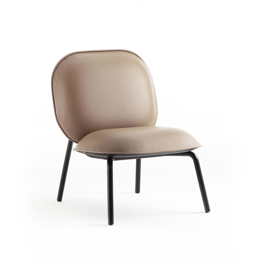 Tasca Lounge Chair & Ottoman - Eco Leather Fabric - Indoor Use