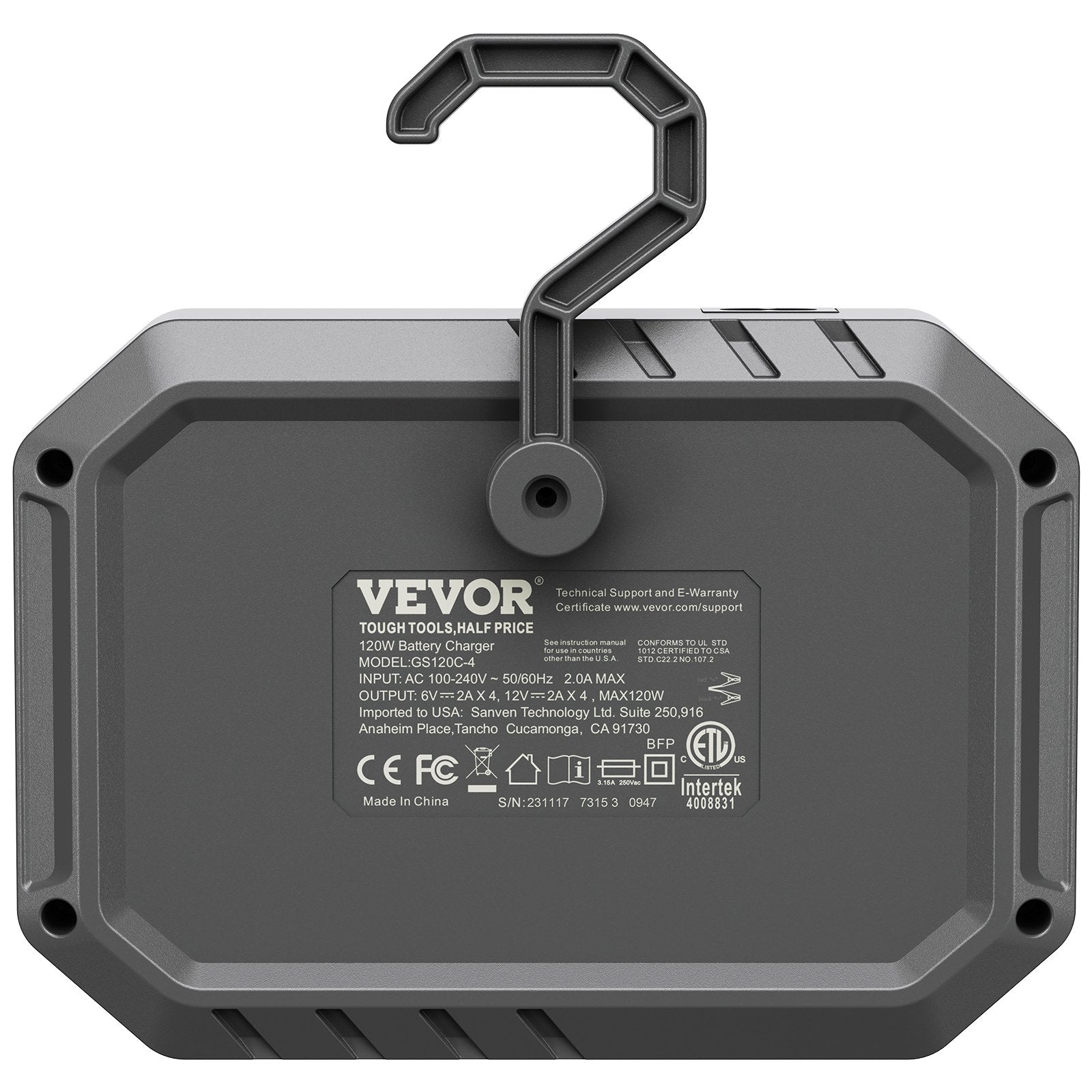 VEVOR Smart Battery Charger, 8-Amp, LiFePO4 Lead-Acid (AGM / Gel / SLA) Car Battery Charger, Fully-Automatic Charger Maintainer Desulfator for Boat Motorcycle Lawn Mower Golf Cart Marine Deep Cycle